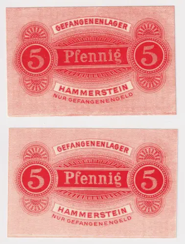 5 Pfennig Banknote Gefangenenlager Hammerstein 1.Weltkrieg (159247)