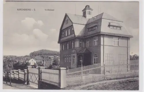 85773 AK Kirchberg i.S. Volksbad 1915