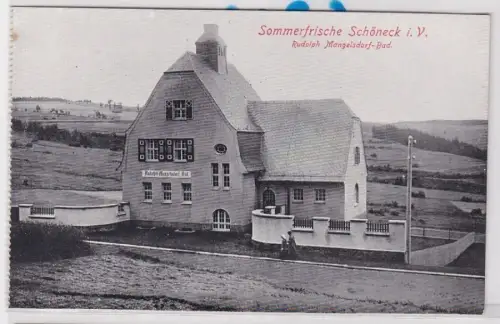 85890 AK Sommerfrische Schöneck im Vogtland - Rudolph Mangelsdorf-Bad
