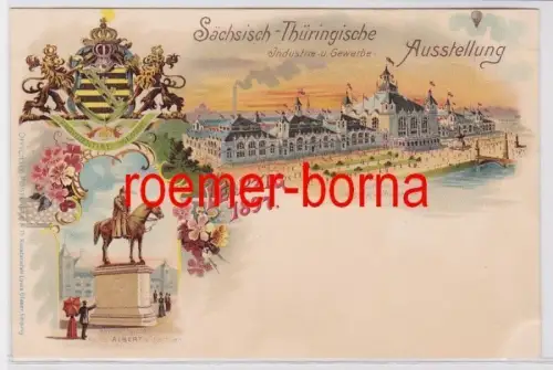 81881 Ak Leipzig Sächsisch Thüringische Industrie- & Gewerbeausstellung 1897