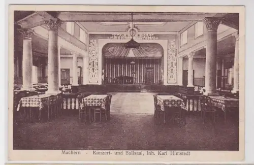 32176 Ak Machern Konzert- und Ballsaal Inhaber Karl Himstedt 1936
