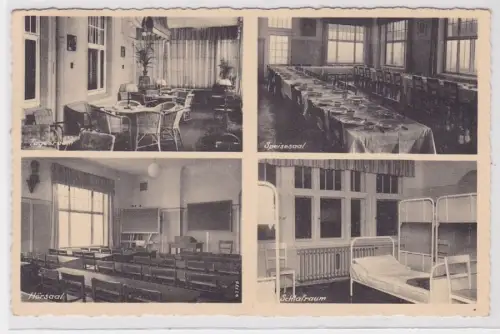 91449 AK Gauschule 'Haideberg' (Amt für Volkswohlfahrt) - Radebeul 1941