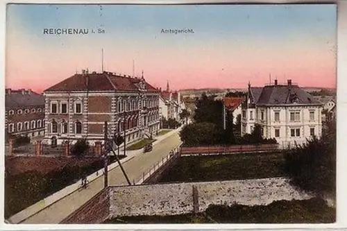 61161 Ak Reichenau i. Sa. Amtsgericht 1917