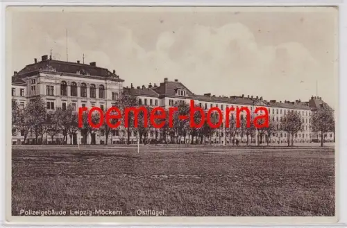 81412 Ak Polizeigebäude Leipzig Möckern Ostflügel 1930