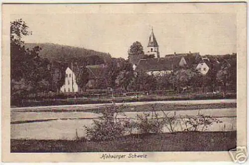 07952 Ak Hohburger Schweiz Totalansicht 1926