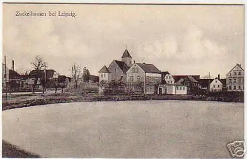 07027 Ak Zuckelshausen bei Leipzig Totalansicht um 1920