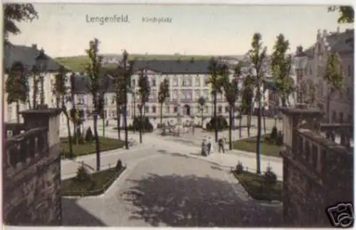 13202 Ak Lengenfeld Kirchplatz 1908