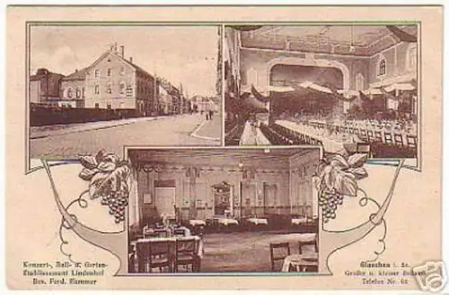 04821 Ak Glauchau in Sa. Etablissement Lindenhof 1933