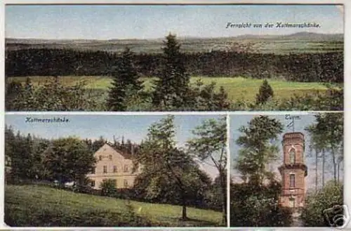 07242 Ak Fernsicht von der Kottmarschänke 1919