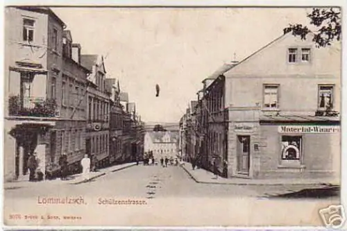 05948 Ak Lommatzsch Schützenstrasse 1911