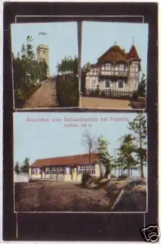 23548 Ak Ansichten vom Schwedenstein bei Pulsnitz 1918