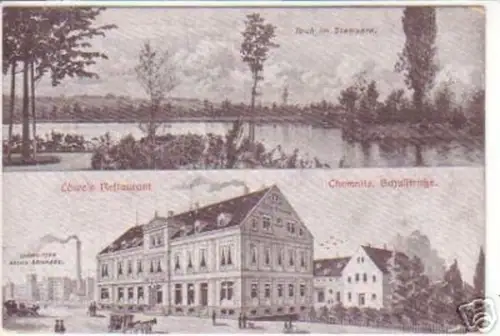 18906 Mehrbild Ak Chemnit Löwes Restaurant usw. um 1915