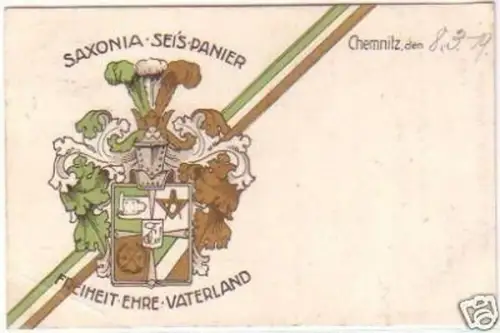 27279 Studentika Ak Chemnitz Saxonia sei´s Panier 1919