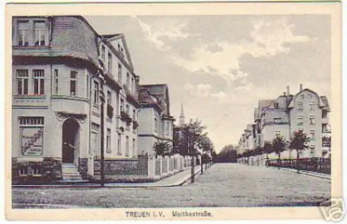 14422 Ak Treuen im Vogtl. Moltkestrasse um 1910