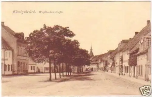 29648 Ak Königsbrück Weißbacherstrasse um 1920