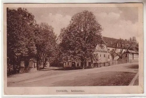 61245 Ak Frohburg Schützenhaus 1914