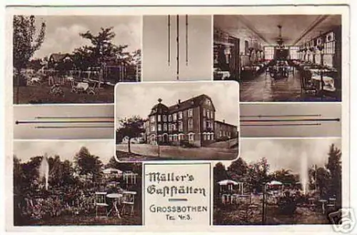 05219 Ak Grossbothen Müllers Gaststätten 1935