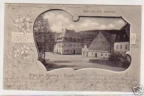 21939 Ak Gruß aus Altenberg im Erzgebirge 1902