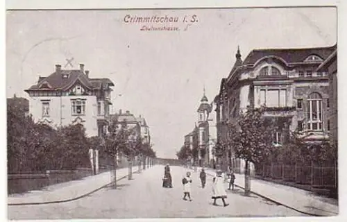 34682 Ak Crimmitschau in Sachsen Louisenstrasse 1918