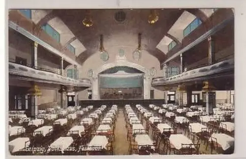 32/6 Feldpost Ak Leipzig Volkshaus Festsaal 1915