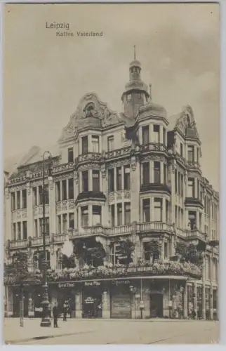 68388 Ak Leipzig Kaffee Vaterland um 1920