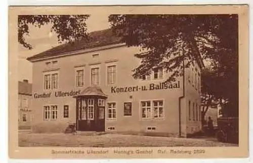 39983 Ak Ullersdorf b. Radeberg Hennig´s Gasthof 1927