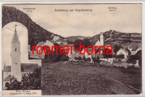 79494 Ak Schönberg am Kapellenberg Neue Kirche 1912