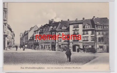 87236 Ak Aus Leipzigs alten Tagen das Windmühlengäßchen um 1910