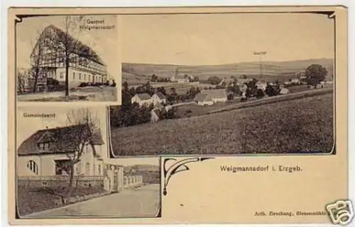 28830 Mehrbild Ak Weigmannsdorf im Erzgebirge 1910