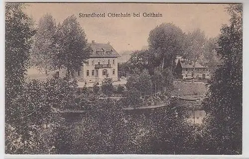 23778 Ak Strandhotel Ottenhain bei Geithain um 1910