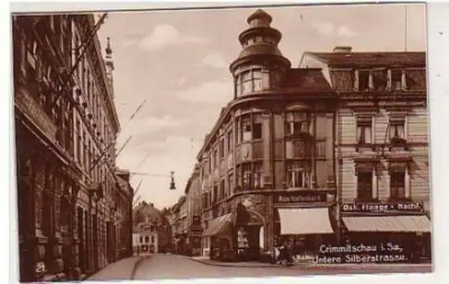37581 Ak Crimmitschau Untere Silberstrasse um 1910
