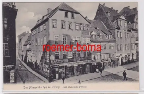 87267 Ak Leipzig Der Plauensche Hof im Brühl (jetzt Plauensche Passage) 1907
