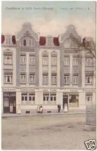 23332 Mehrbild-Ak Gruss aus Rötha Conditorei 1910