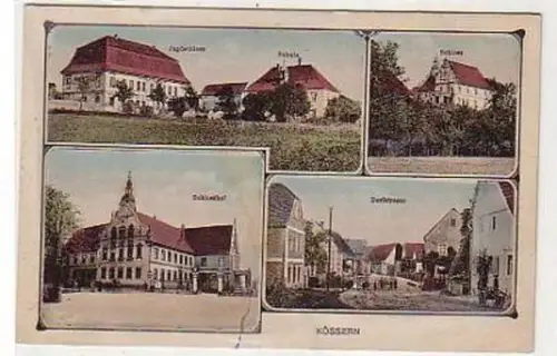 37647 Mehrbild Ak Kössern Schule usw. um 1910