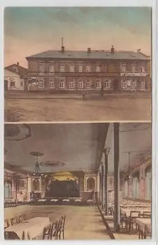 42061 Mehrbild-Ak Kieritzsch Gasthof zur Post 1924