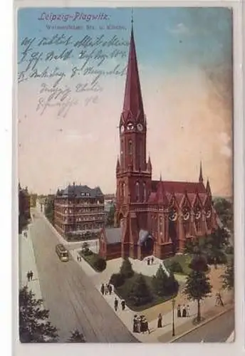 7/7 Ak Leipzig Plagwitz Weissenfelser Straße 1916