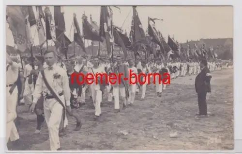 88024 Foto Ak 1. Deutsches Arbeiter-Turn- u. Sportfest in Leipzig 22.-25.7.1922