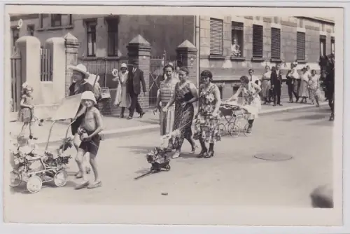 89750 Foto Ak Leipzig Lindenau Sommerfest 5. Juli 1931