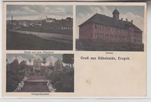 68914 Mehrbild Ak Gruß aus Kühnhaide im Erzgebirge 1930
