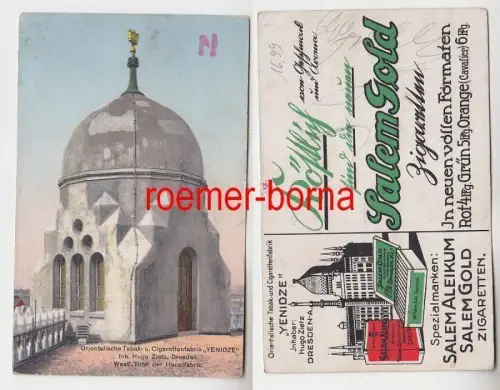 47653 Ak Dresden orientalische Cigarettenfabrik 'Yenidze' um 1920