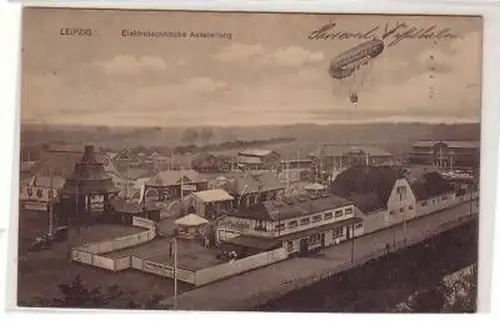 13/3 Ak Leipzig Elektrotechnische Ausstellung Parseval