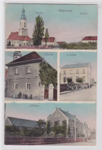94206 Mehrbild Ak Otterwisch Schulen, Försterei usw. 1907