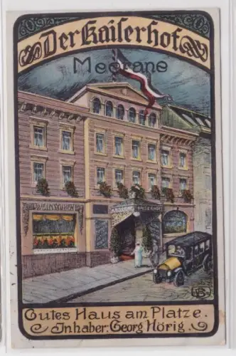 98290 Ak Meerane Restaurant ' Der Kaiserhof' 1919