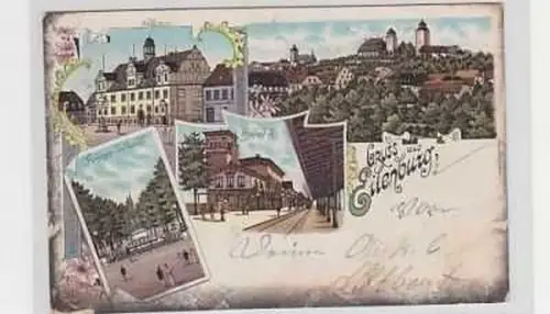 25912 Ak Lithographie Gruß aus Eilenburg 1901