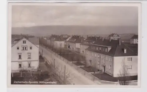 94236 Foto Ak Zschachwitz Sporbitz (Killingerstrasse) 1940