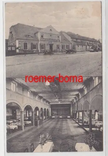 72035 Mehrbild Ak Rückmarsdorf b. Leipzig Gasthof zum Sandberg an der Linde 1927