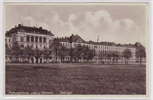 87316 Ak Polizeigebäude Leipzig Möckern Ostflügel 1930