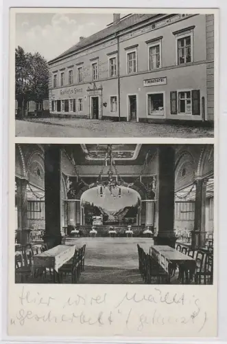 92925 Mehrbild Ak Gasthof Stenz bei Königsbrück 1934