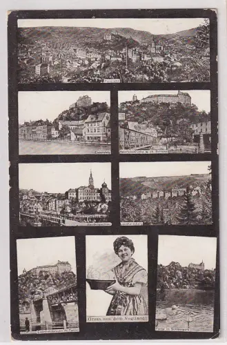 25523 Mehrbild Ak Gruß aus dem Vogtland Greiz 1924