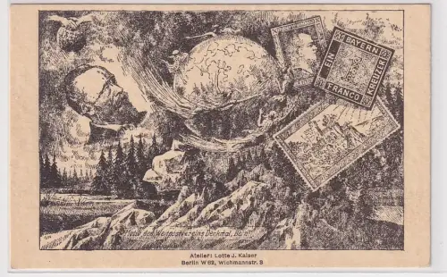 11367 Ak Berliner Briefmarken-Ausstellung 1924
